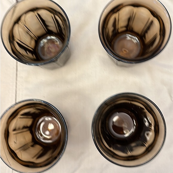 Eight Noritake Provencial Brown Juice Glasses - Picture 2 of 4